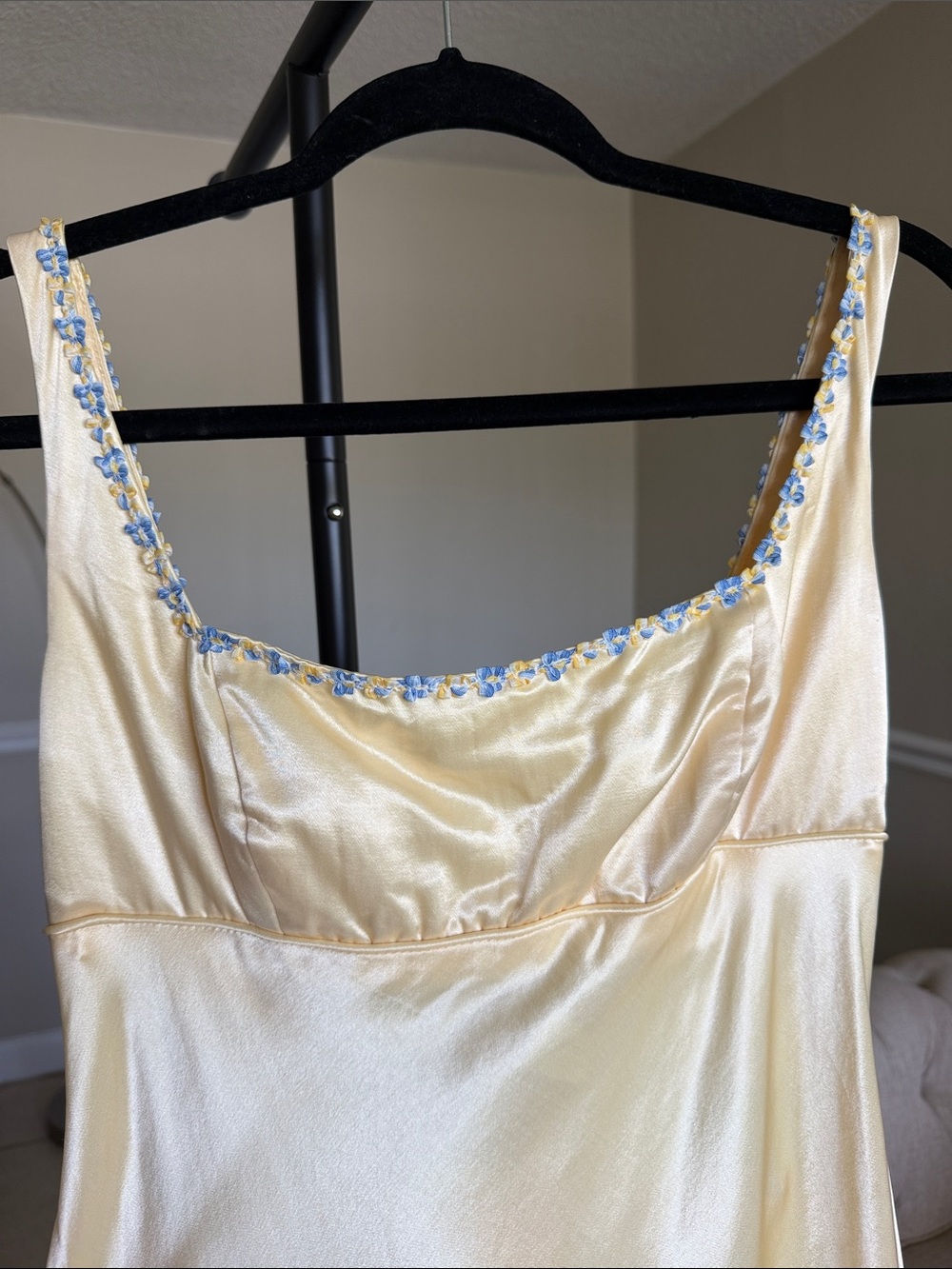 Alfred Angelo Pale Yellow Satin-Lined Dress Jacket